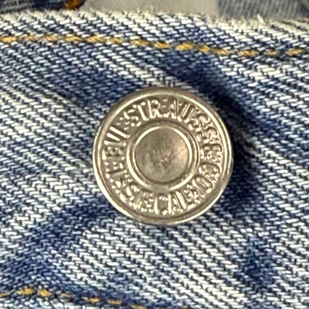 Levi's 501 Jeans Mens 38x30 (Fits 36x29) Light Wash Button Fly 2002 Y2K - Picture 10 of 16
